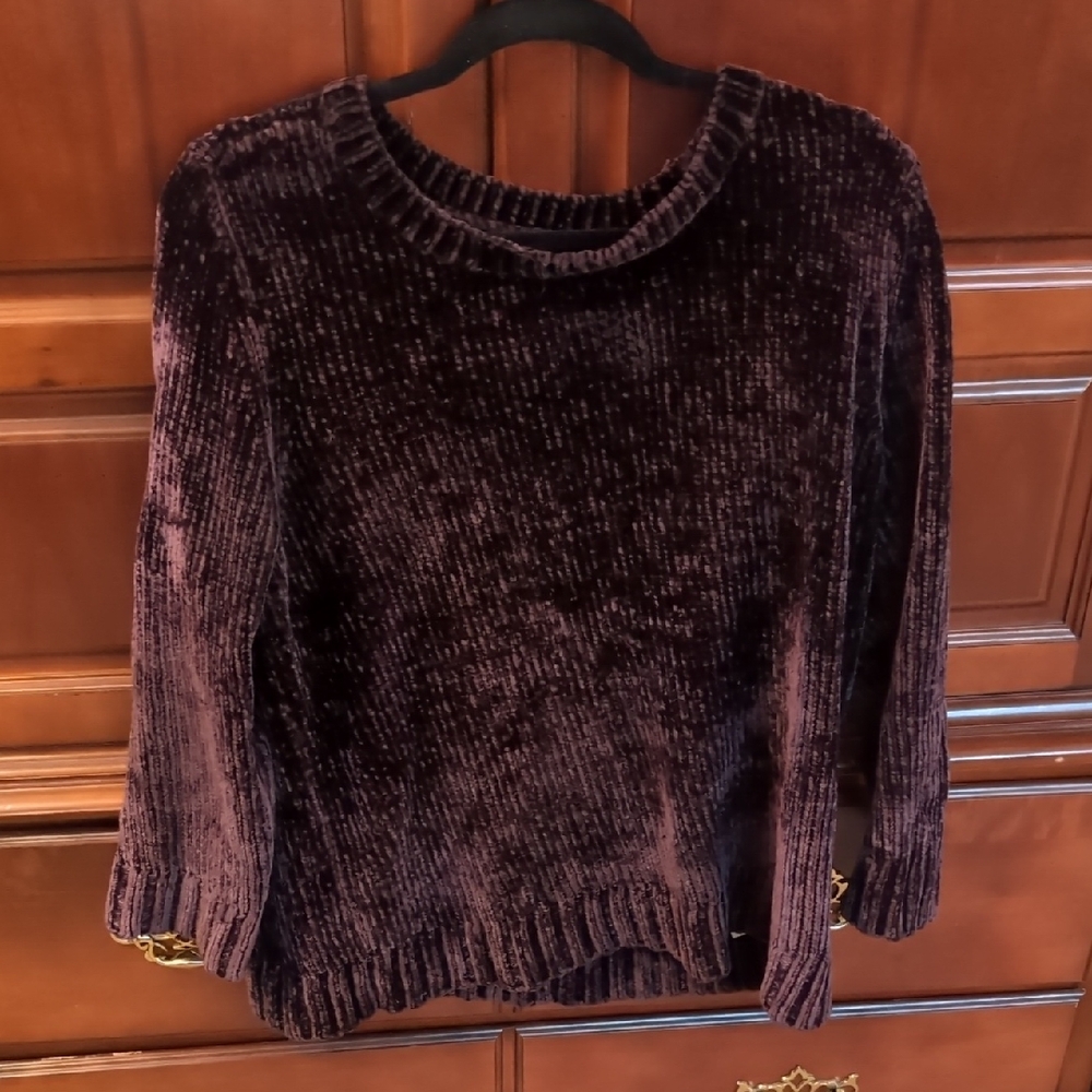 Orvis Purple Velvet Sweater